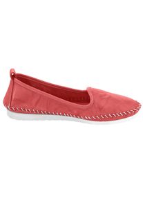Andrea Conti Damen Slipper, Gr. 41, pink, Glattleder, Leder, modisch, Schuhe
