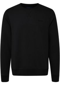 Blend Herren Sweatshirt "BHDOWNTON CREW", schwarz, Basic, Gr. L, unifarben, Sweatware, Obermaterial: 50% Baumwolle, 50% Polyester, Sweatshirts