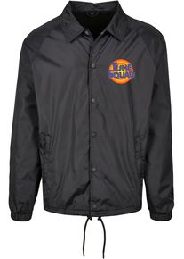 MisterTee Herren Allwetterjacke "MisterTee Herren Space Jam Tune Squad Logo Coach Jacket", schwarz, casual, Gr. XS, unifarben, 100% Polyamid, Jacken