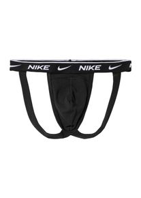 NIKE UNDERWEAR Herren String, Gr. M, schwarz, Jersey, Obermaterial: 95% Baumwolle, 5% Elasthan, Unterhosen, Jockstrap