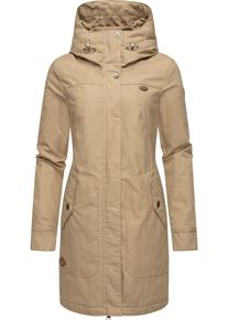 Ragwear Damen Wintermantel "Jannisa", grau, casual, Gr. L, Außenmaterial: 65% Polyester, 35% Baumwolle, Innenfutter: 100% Polyester, Wattierung: 100%