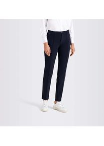 MAC Damen Stretch-Hose "ANNA", blau, feminin, Gr. 46, Web, Obermaterial: 89% Polyamid, 11% Elasthan, Hosen