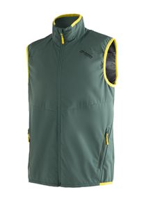 Maier Sports Herren Softshellweste "Brims Vest M", grün, Gr. 62, 100% Polyester (recycelt), Westen, atmungsaktive Herren Weste, wasserabweisende
