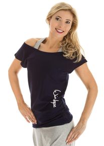WINSHAPE Damen Oversize-Shirt "WTR12", blau, Gr. XS, 90% Baumwolle, 10% Elasthan, Shirts, Dance-Style