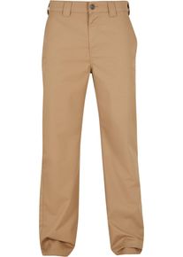 Urban Classics Herren Stoffhose "Urban Classics Herren Classic Workwear Pants", beige, Gr. 28, unifarben, 65% Baumwolle, 35% Polyester, Hosen