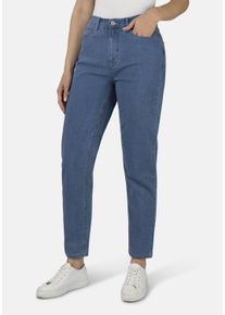 STOOKER WOMEN Damen 5-Pocket-Jeans "Nizza Denim Tapered Fit", blau, casual, Gr. 40, Denim/Jeans, 78% Baumwolle, 20% Polyester, 2% Elasthan, Jeans,