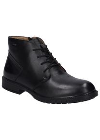 Josef Seibel Herren Schnürstiefelette "Harry 51", Gr. 40, schwarz, Leder, elegant, Schuhe, mit TEX-Ausstattung