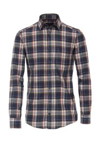 Casamoda Herren Flanellhemd "Casamoda Flanellhemd kariert", blau, Gr. XXXL, kariert, 100% Baumwolle, Hemden