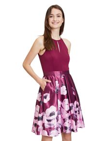Vera Mont Damen Cocktailkleid "Vera Mont Cocktailkleid mit Blumenprint", bunt, festlich, Gr. 42, Jersey, Obermaterial: 100% Polyester. Futter: 100%
