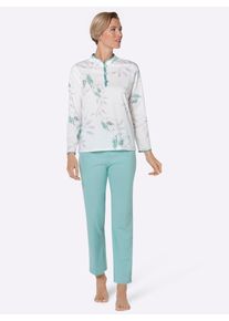 wäschepur WÄSCHEPUR Damen Schlafanzug, Gr. 36, bunt, 100% Baumwolle, Homewear-Sets