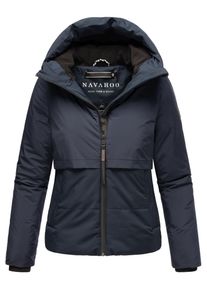 Navahoo Damen Steppjacke "Liebesküken XIV", blau, modisch, Gr. XL, Obermaterial: 100% Polyester (recycelt), Innenfutter: 100% Polyester, Ärmelfutter: