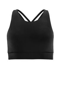 WINSHAPE Damen Sport-Bustier "Functional Comfort Sport-BH SB103C", schwarz, Gr. XL, 85% Polyester, 15% Elasthan, BHs, mit Rücken-Applikation
