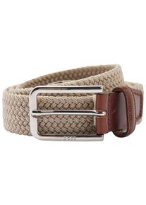 BOSS Damen Flechtgürtel "Clorio", beige, modisch,klassisch, Gr. 80, unifarben, Kunstfaser, Gürtel, mit BOSS Logo-Schriftzug auf der Schließe und