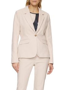 Damen Jackenblazer, rosa, casual, Gr. 44, s.Oliver BLACK LABEL, unifarben, Obermaterial: 54% Baumwolle, 43% Polyester, 3% Elasthan. Futter: 100%
