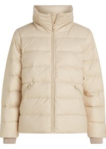 Tommy Hilfiger Damen Steppjacke, beige, modisch, Gr. XXL, Obermaterial: 100% Polyamid. Futter: 100% Polyester. Wattierung: 70% Daunen, 30% Federn,