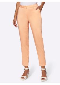 Inspirationen Damen Webhose, rot, Gr. 40, unifarben, 98% Baumwolle, 2% Elasthan, Hosen