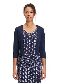 Vera Mont Damen Strickjacke "Vera Mont Strickbolero langarm", blau, feminin, Gr. XL, Strick, Obermaterial: 62% Viskose, 34% Polyamid, 4% Elasthan.,