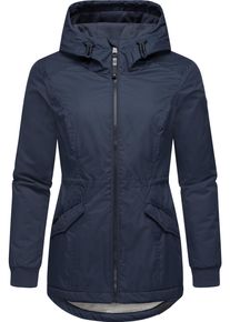 Ragwear Damen Winterjacke "Dowey Warm", blau, Basic, Gr. M, Obermaterial: 100% Polyester, Innenfutter: 100% Polyester, Wattierung: 100% Polyester,