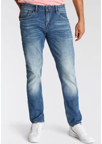 PME-Legend PME LEGEND Herren Slim-fit-Jeans "Tailwheel", blau, Gr. 33, Denim/Jeans, Obermaterial: 79% Baumwolle, 20% Polyester, 1% Elasthan, Jeans