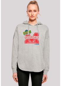 F4NT4STIC Damen Kapuzenpullover "Sex Education Moordale M Collage Netflix TV Series", grau, casual, Gr. XS, Obermaterial: 100% Baumwolle, Pullover,