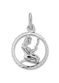 ONE ELEMENT Damen Sternzeichen-Anhänger "Jungfrau Sternzeichen Anhänger aus 925 Silber", Jungfrau, Silber 925 (Sterlingsilber), silber, Silber 925