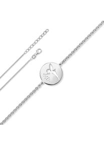 ONE ELEMENT Mädchen Silberarmband "Elfe Armband aus 925 Silber 16 cm", 16, silber, Armbänder, Damen Silber Schmuck Rundankerkette Elfe