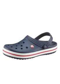 Crocs Herren Clog "Crocband", Gr. 37, blau, Croslite, kontrastfarbene Details, sportlich, Schuhe, Sommerschuh, Gartenschuh, Poolslides, mit farbiger