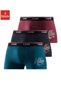 s.Oliver Herren Boxer "Boxershorts für Herren", Gr. M, bunt, Jersey, Obermaterial: 90% Baumwolle, 10% Elasthan (LYCRA), bedruckt, Unterhosen, mit