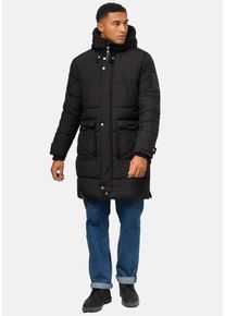STONE HARBOUR Herren Wintermantel "Beviis", schwarz, modisch, Gr. L, Obermaterial: 100% Polyester, Futter: 100% Polyester, Wattierung: 100%