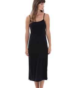 Mey Damen Unterkleid "EMOTION", Gr. 48, schwarz, Feinripp, Obermaterial: 50% Viskose, 46% Polyamid, 4% Elasthan, Kleider, Perfekt als Unterkleid bei