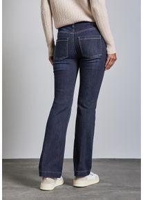 Street One Damen Slim-fit-Jeans, blau, casual, Gr. 32, unifarben, Web, 72% Baumwolle, 27% Polyester, 1% Elasthan, Jeans, 5-Pocket-Style