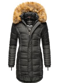 Navahoo Damen Steppmantel "Papaya", grau, casual, Gr. M, Obermaterial: 100% Polyester, Futter: 100% Polyester, Wattierung: 100% Polyester,