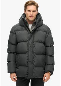 Superdry Herren Steppjacke "HOODED 5 BAFFLE SPORTS PUFFER", schwarz, modisch, Gr. XXXL, unifarben, Web, Obermaterial: 100% Polyester, Jacken