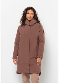 Jack Wolfskin Damen Funktionsmantel "LUISENPLATZ COAT W", braun, Gr. S, OBERSTOFF: 100% POLYESTER; FUTTER: 100% POLYESTER; FÜLLUNG: 90% ENTENDAUNEN,