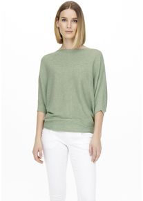 Jacqueline de Yong JDY Damen Strickpullover "JDYNEW BEHAVE BATSLEEVE PULLOV. KNT NOOS", grün, modisch, Gr. M, meliert, Strick, Feinstrick, Obermaterial: 60% Polyester,