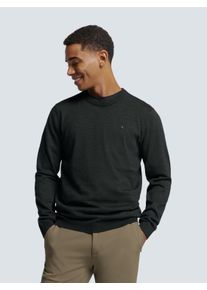 NO EXCESS Herren Rundhalspullover, grau, casual, Gr. XXXL, bedruckt, Obermaterial: 34% Baumwolle, 34% Viskose, 32% Polyester, Pullover, mit Melange