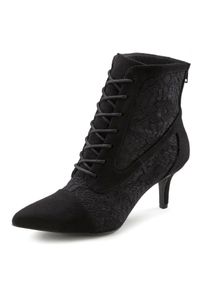 Lascana Damen Schnürstiefelette, Gr. 37, schwarz, Obermaterial: 100% Textilmaterial. Futter: 100% Lederimitat. Decksohle: 100% Lederimitat.