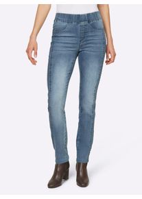 Heine Damen Bequeme Jeans, blau, Gr. 34, unifarben, 81% Baumwolle, 17% Polyester, 2% Elasthan, Jeans