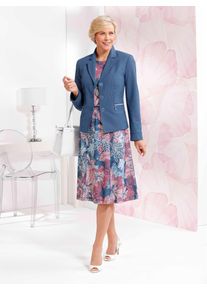 Damen Jackenblazer "Blazer", blau, Gr. 44, 95% Polyester, 5% Elasthan, Blazer