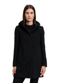 Gil Bret Damen Wolljacke "Gil Bret Wolljacke mit Kapuze", schwarz, sportlich, Gr. 44, Obermaterial: 32% Baumwolle, 27% Polyester, 18% Wolle, 18%