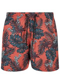 Urban Classics Herren Badeshorts "Urban Classics Herren Pattern Swim Shorts", bunt, Gr. XS, 100% Polyester, Badehosen