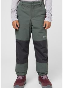 Jack Wolfskin Kinder Outdoorhose "RASCAL WINTER PANTS K", grün, Gr. 104, Obermaterial: 92% Polyamid, 8% Elastan; Kontrast: 100% Polyester; Futter: