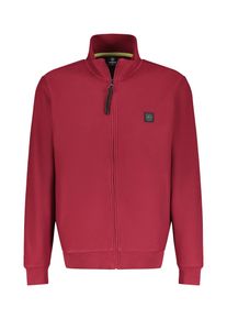 Lerros Herren Sweatjacke "Lerros Sweatjacke in Strukturqualität", rot, Gr. S, 100% Baumwolle, Sweatjacken