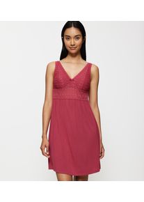 Triumph Damen Nachthemd "Aura Spotlight NDK 03 X", Gr. 46, rot, Single Jersey, Obermaterial: 94% Modal, 6% Elasthan, elegant, Kleider, weich und