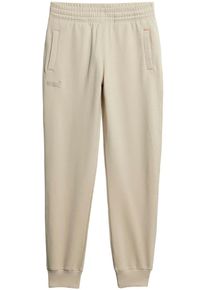 Superdry Herren Sweathose "ESSENTIAL LOGO JOGGER", beige, modisch, Gr. S, unifarben, angeraute Sweatware, Obermaterial: 80% Baumwolle, 20% Polyester,