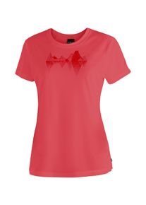 Maier Sports Damen T-Shirt "Tilia Pique W", rot, Gr. 44, 100% Polyester, Shirts, Damen Funktionsshirt, Freizeitshirt mit Aufdruck