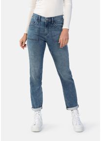 STOOKER WOMEN Damen 5-Pocket-Jeans "Jogg Edition DAVOS", blau, casual, Gr. 42, Denim/Jeans, 80% Baumwolle, 18% Polyester, 2% Elasthan, Jeans,
