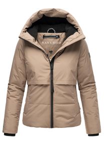 Navahoo Damen Steppjacke "Liebesküken XIV", grau, modisch, Gr. XS, Obermaterial: 100% Polyester (recycelt), Innenfutter: 100% Polyester, Ärmelfutter:
