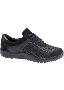 Waldläufer WALDLÄUFER Damen Schnürschuh "M-Ira-Soft", Gr. 4,5, silber, Nubukleder, Textil, sportlich, Schuhe, in M-Weite = extra weit, Freizeitschuh, Halbschuh,