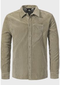 Schöffel SCHÖFFEL Herren Outdoorhemd "Urban Shirt Style Lodos MNS", braun, modisch, Gr. 52, Oberstoff: 98% Polyester, 2% Elasthan, Hemden